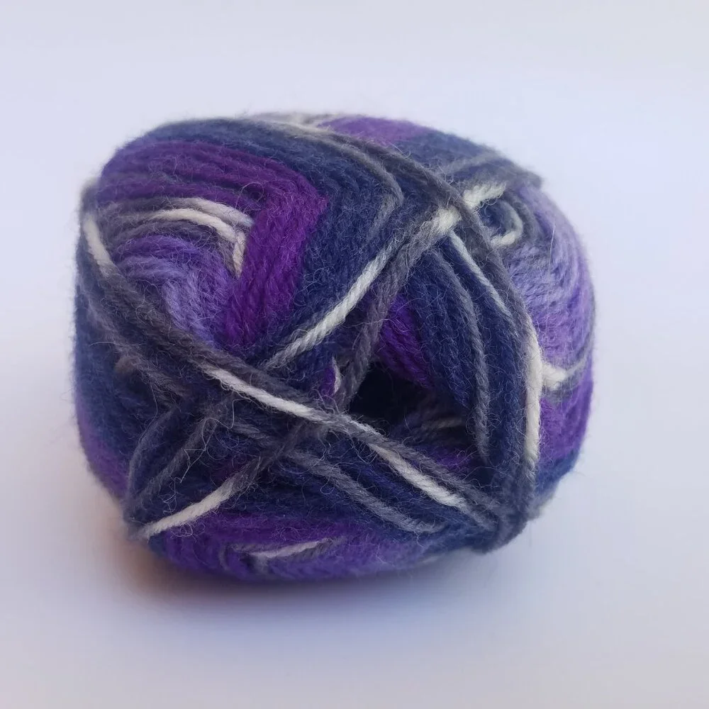 4-pack Ice Yarns Super Sock in Purple Shades Grey 4 skeins of yarn